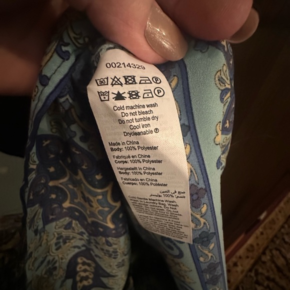 Plus Size 22 Avenue blue top or cover up NWT - Picture 8 of 12